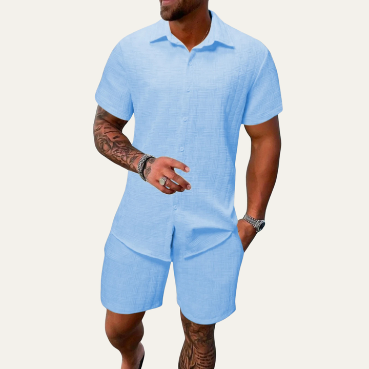 Summer Shirt and Shorts Set