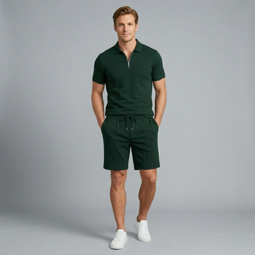 Polo Shirt and Shorts Set
