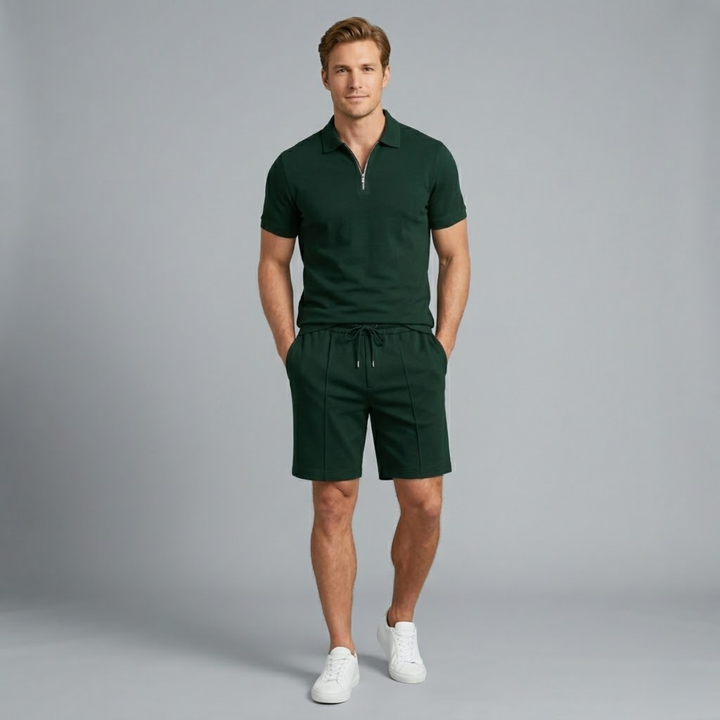 Polo Shirt and Shorts Set