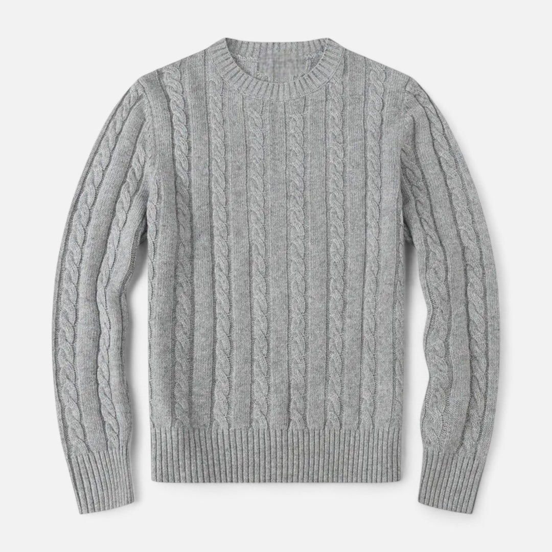 Men’s Round Neck Winter Knit Sweater