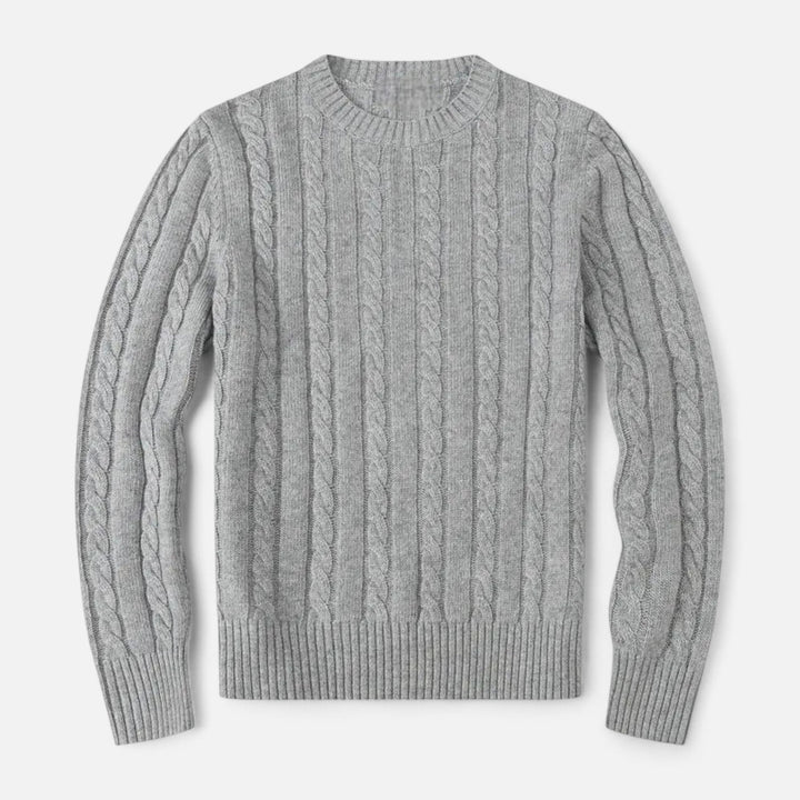 Men’s Round Neck Winter Knit Sweater