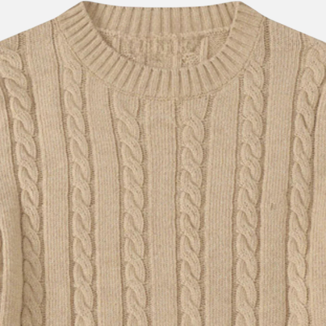 Men’s Round Neck Winter Knit Sweater