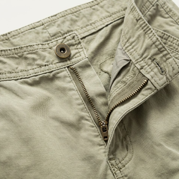 Cotton-Feel Utility Cargo Shorts