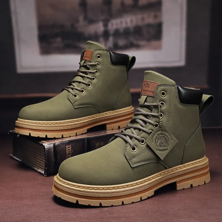 Heavy-Duty Lace-Up Boots