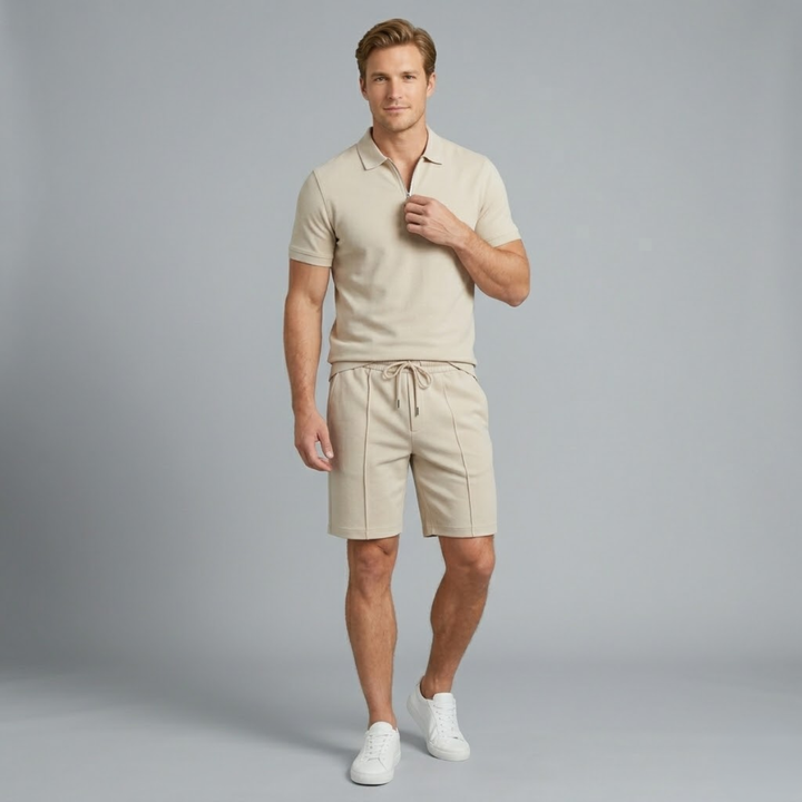 Polo Shirt and Shorts Set