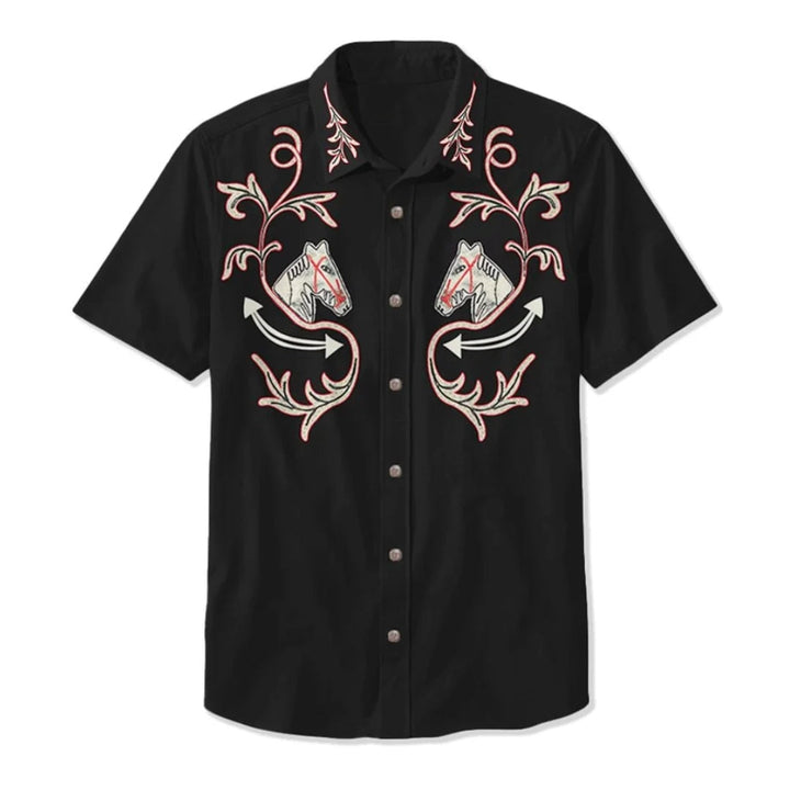 Embroidered Western Shirt