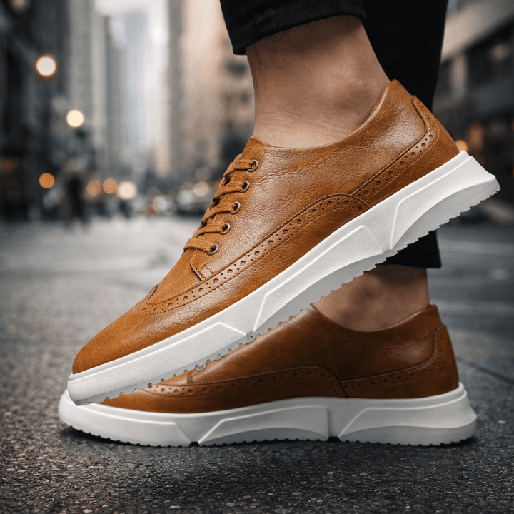 Brogue Detail Low-Top Sneakers