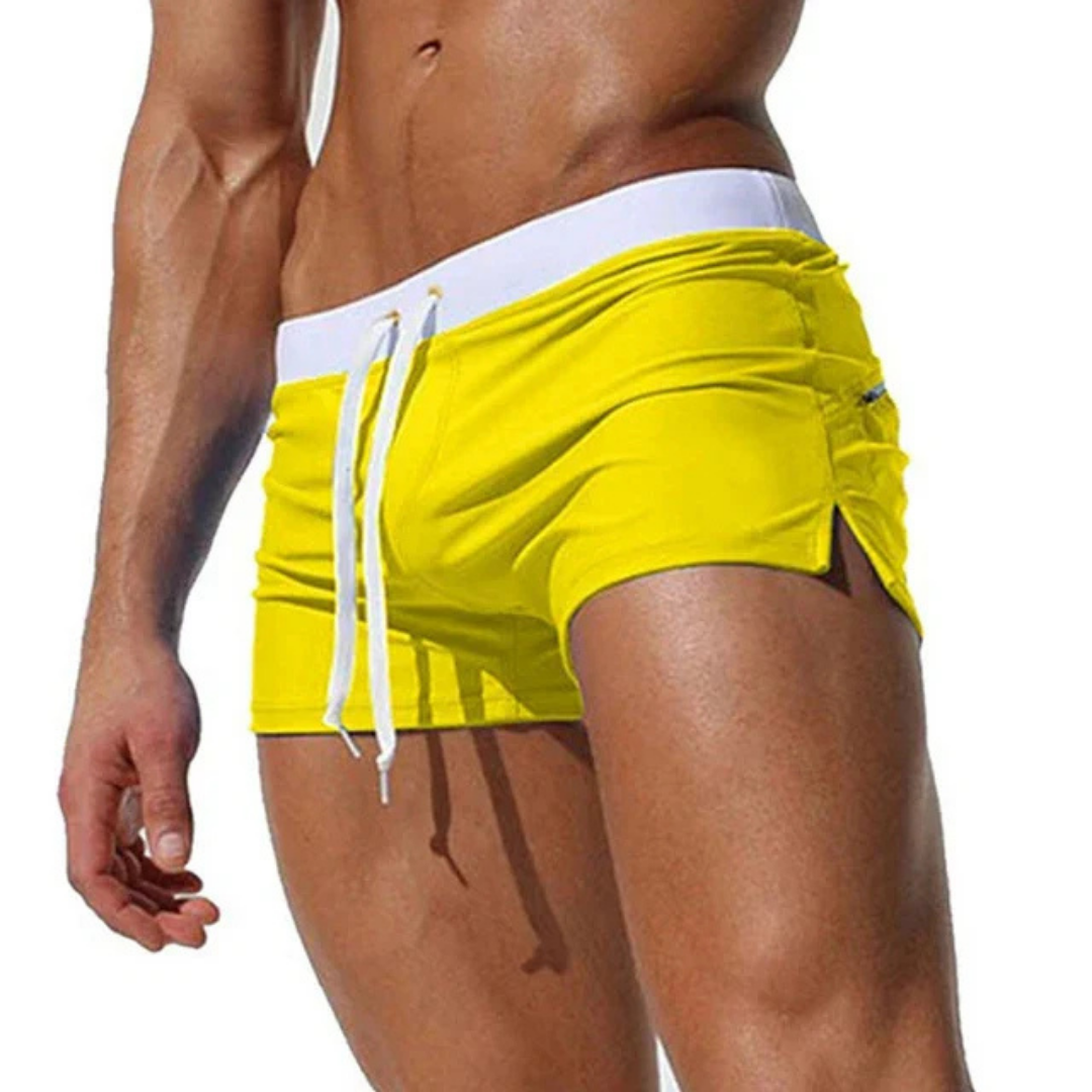 Men’s Drawstring Swim Trunks