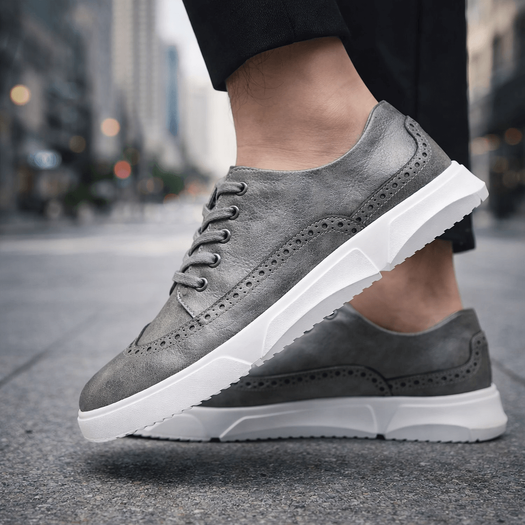 Brogue Detail Low-Top Sneakers