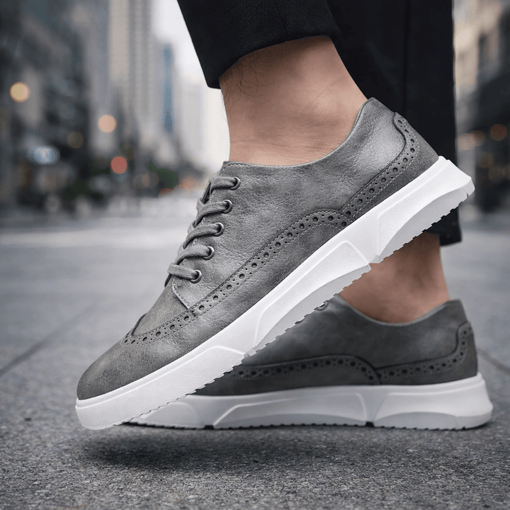 Brogue Detail Low-Top Sneakers