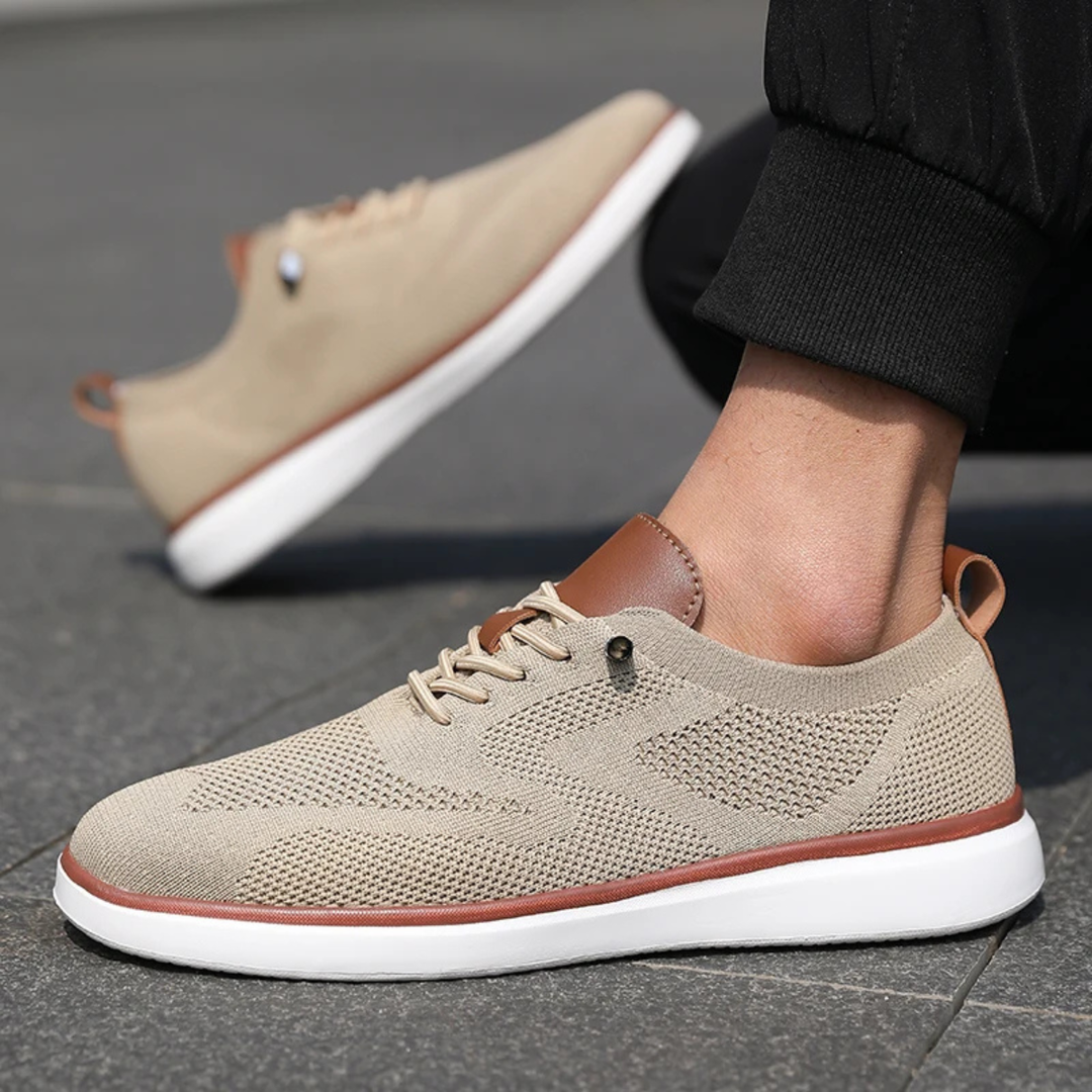 Lightweight Lace-Up Mesh Shoes