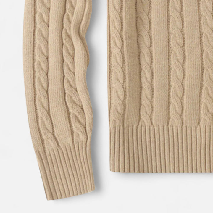 Men’s Round Neck Winter Knit Sweater