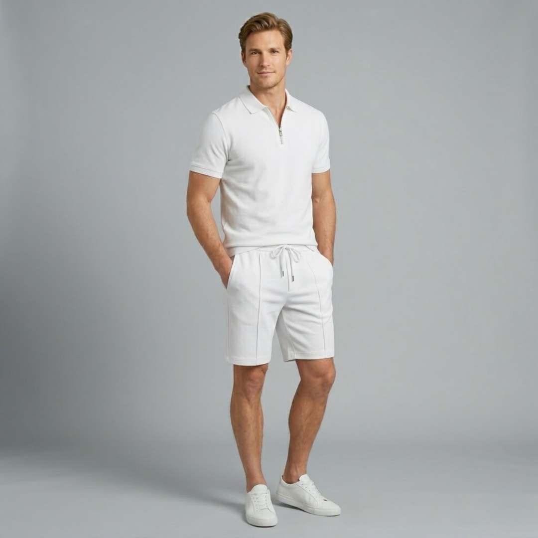 Polo Shirt and Shorts Set