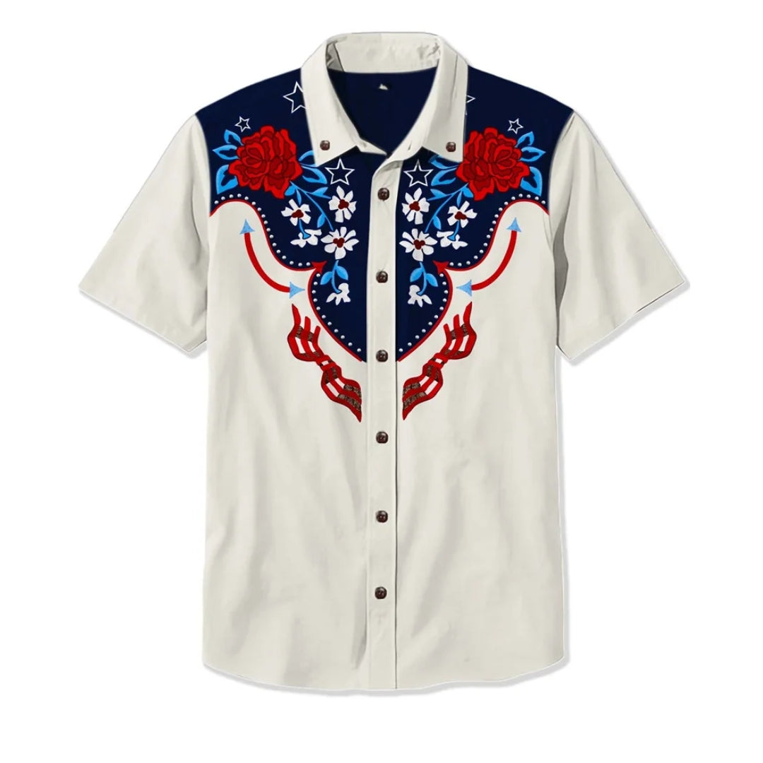 Embroidered Western Shirt