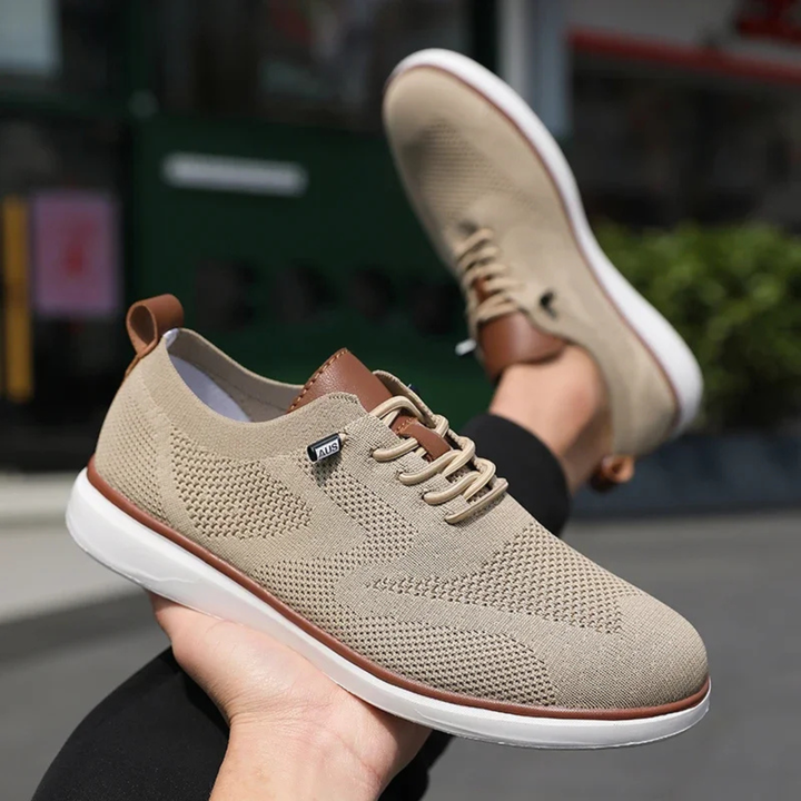 Lightweight Lace-Up Mesh Shoes
