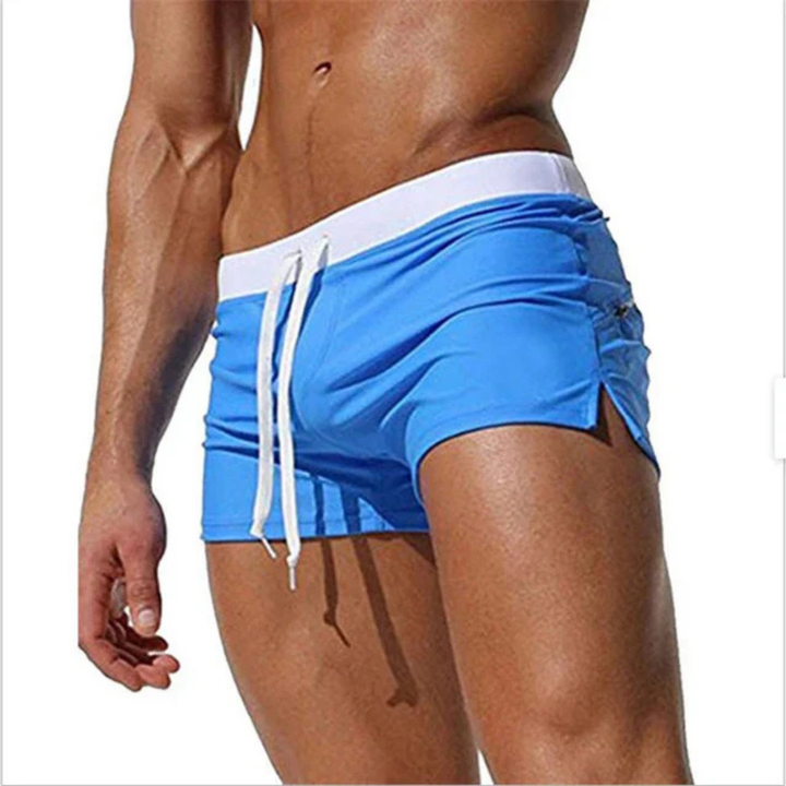 Men’s Drawstring Swim Trunks