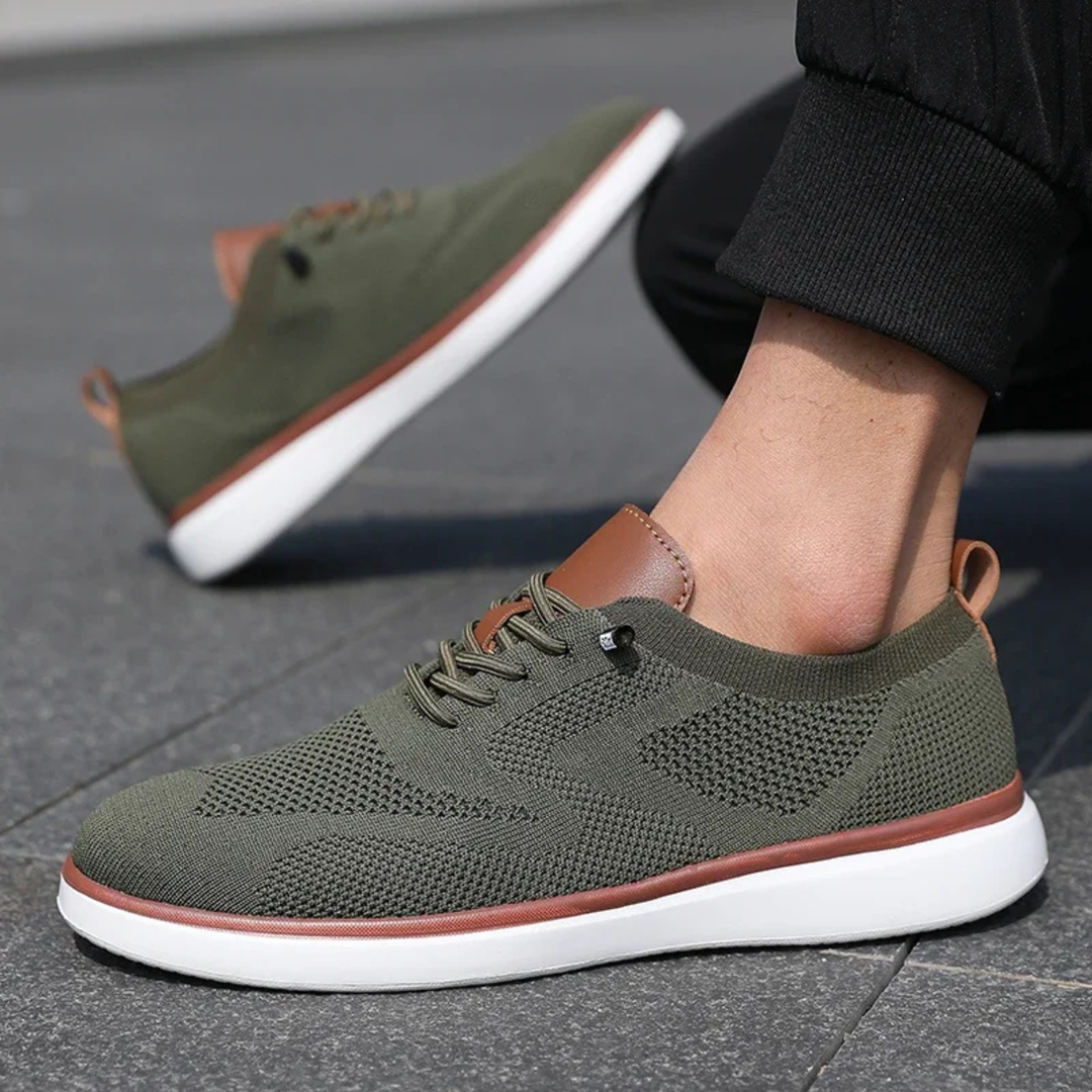 Lightweight Lace-Up Mesh Shoes