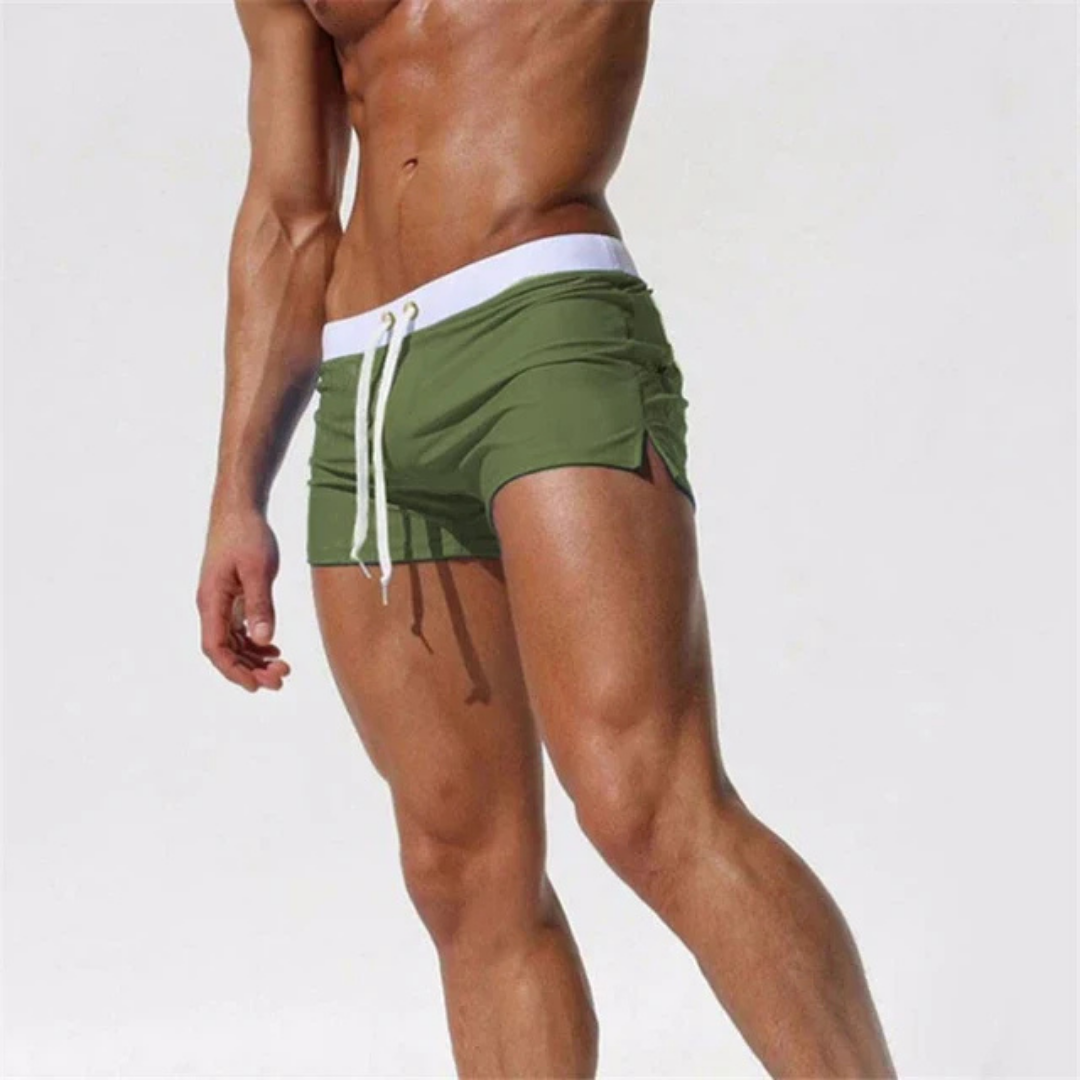Men’s Drawstring Swim Trunks