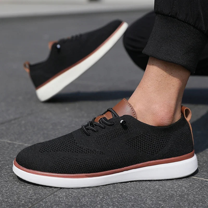 Lightweight Lace-Up Mesh Shoes