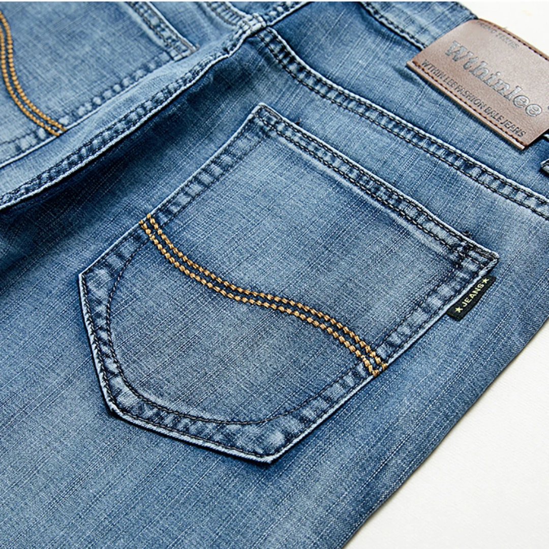 Straight Fit Denim Shorts