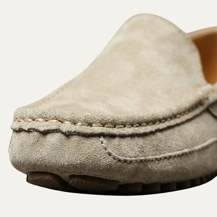 Suede-Look Slip-On Loafers
