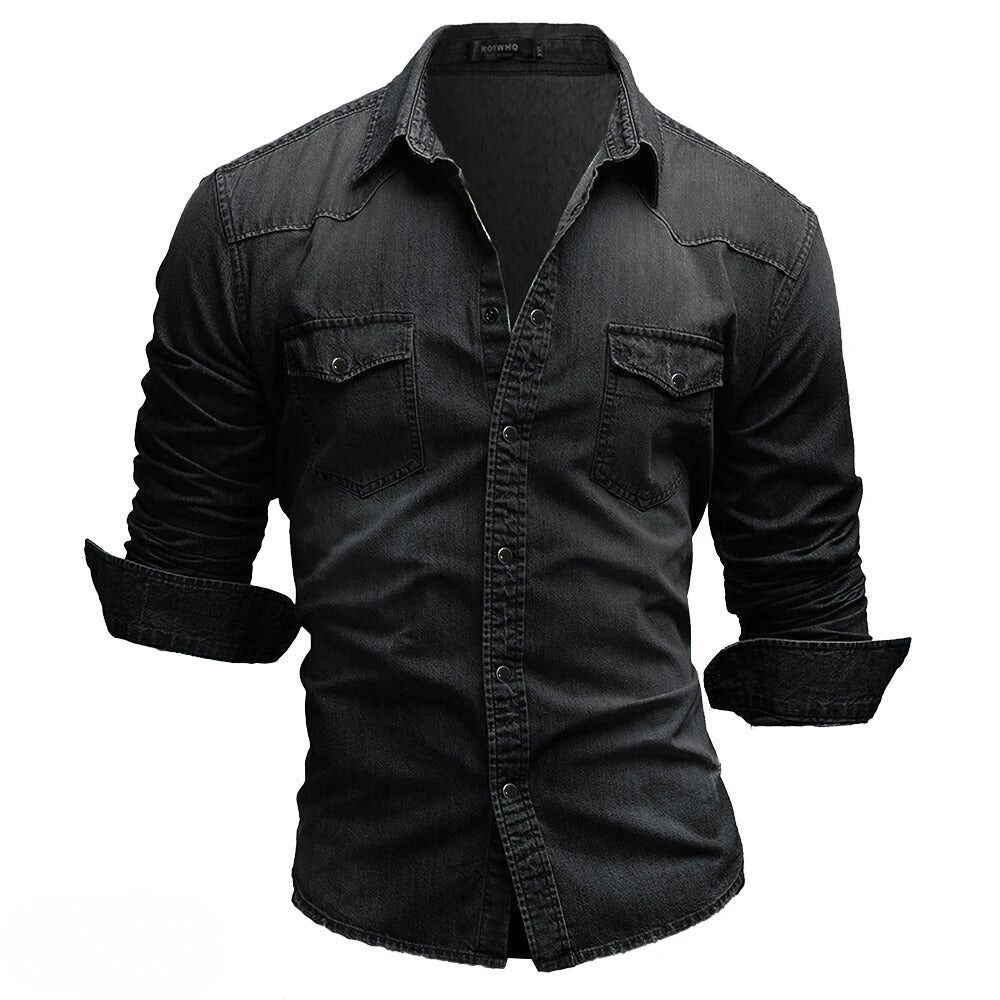 Washed Denim Pocket Shirt