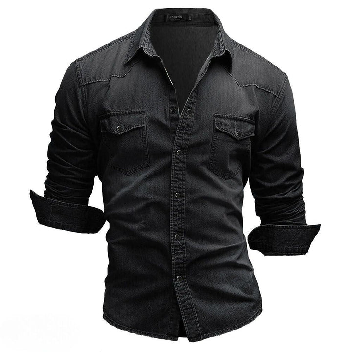 Washed Denim Pocket Shirt