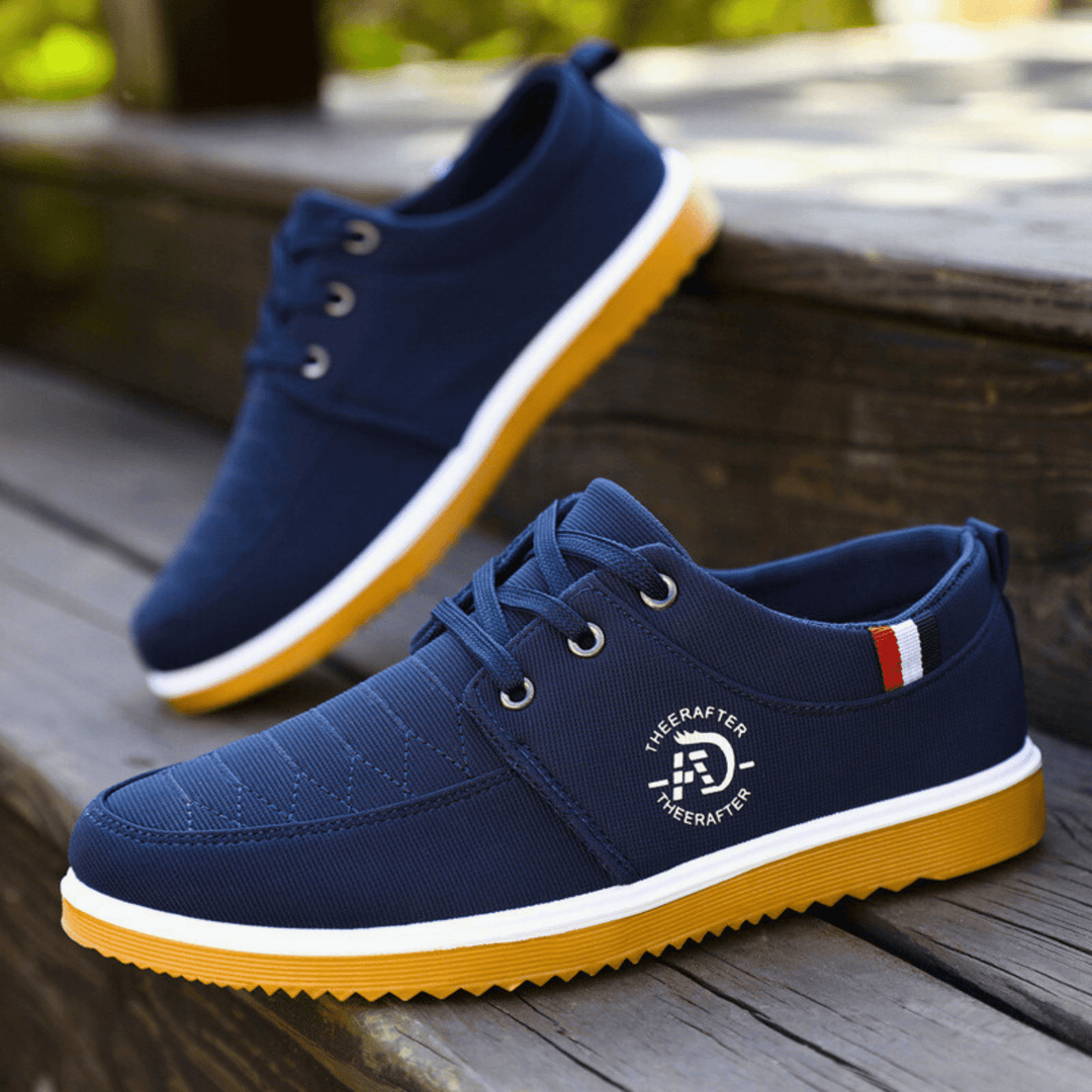 Contrast Sole Casual Sneakers