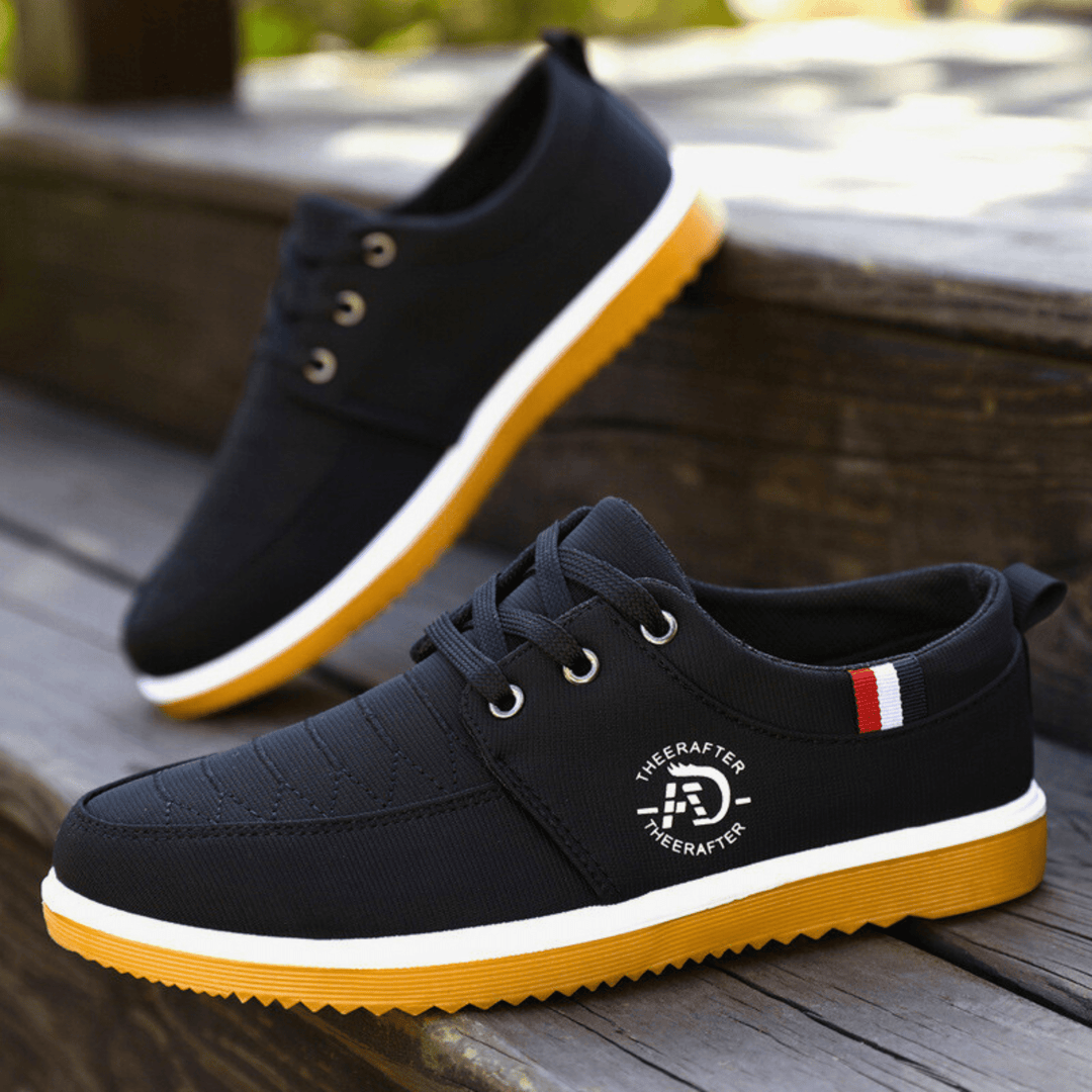 Contrast Sole Casual Sneakers