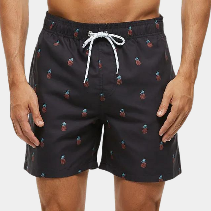Printed Drawstring Summer Shorts
