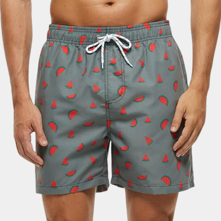 Printed Drawstring Summer Shorts
