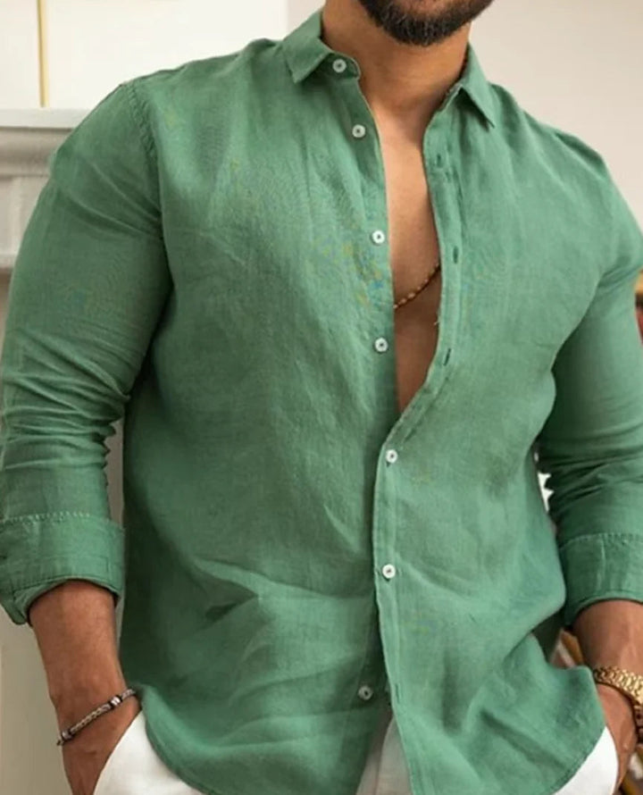 Classic Linen Button Shirt