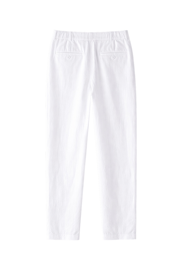 Tailored Linen-Look Trousers
