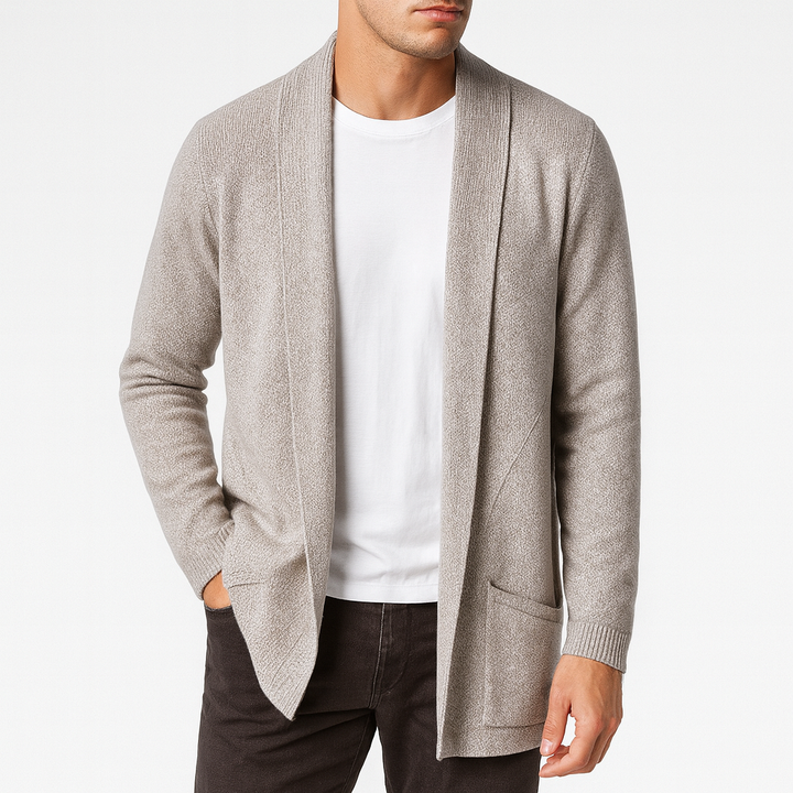 Open Front Relaxed Knit Cardigan