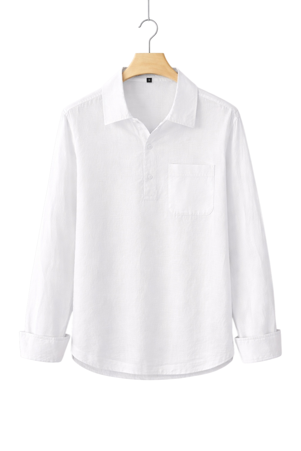 Textured Linen-Look Shirt