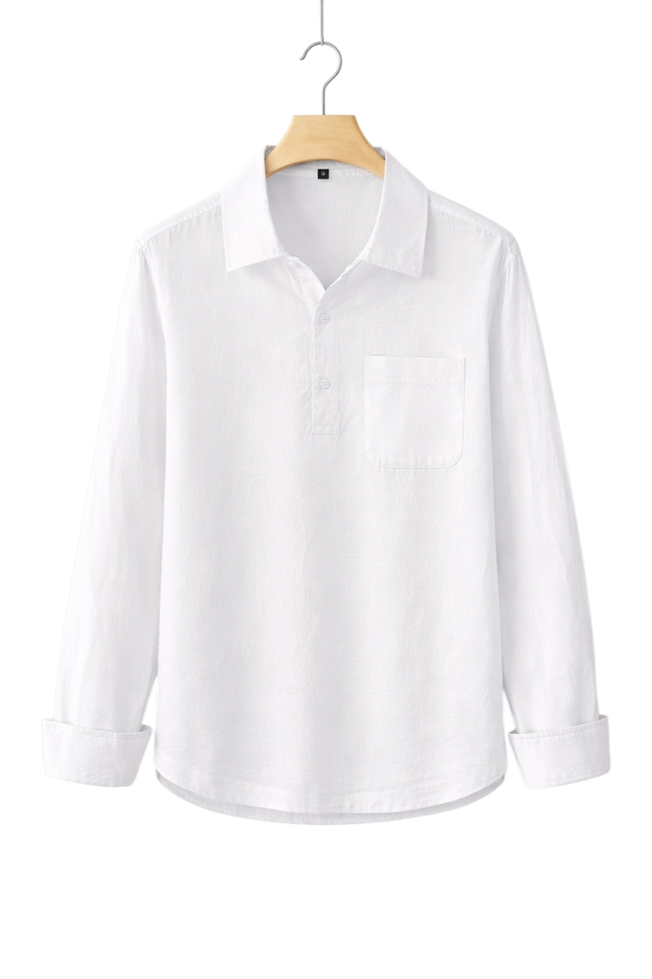 Textured Linen-Look Shirt