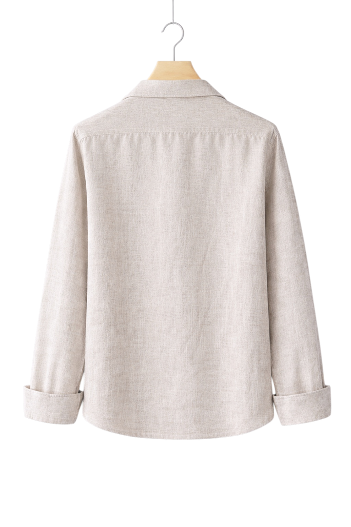 Textured Linen-Look Shirt