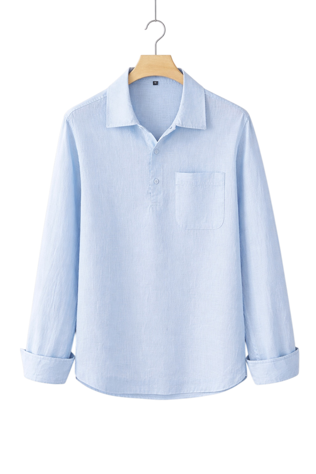 Textured Linen-Look Shirt