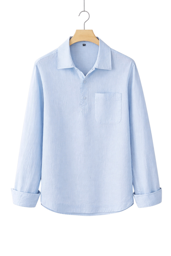 Textured Linen-Look Shirt