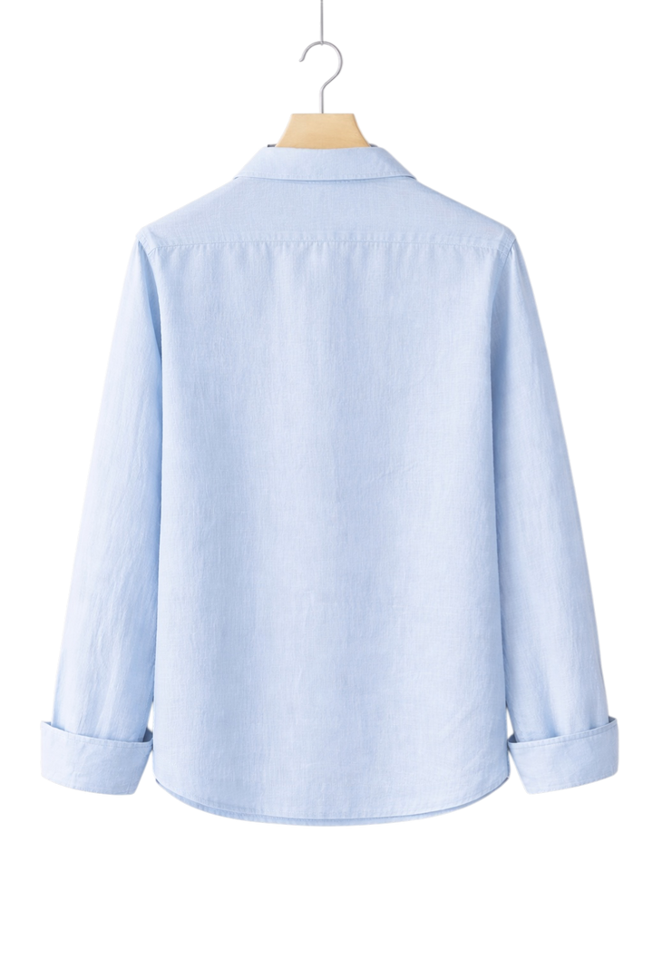 Textured Linen-Look Shirt