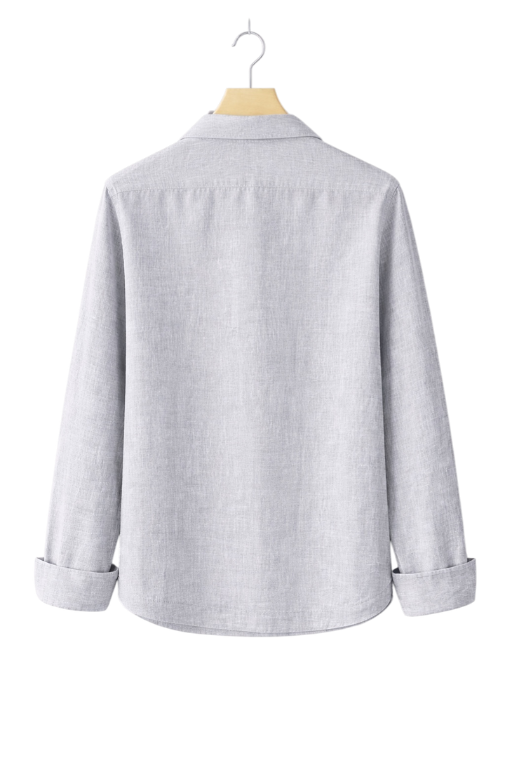Textured Linen-Look Shirt
