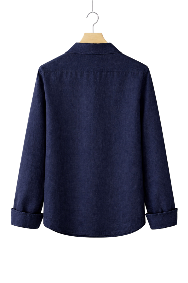 Textured Linen-Look Shirt