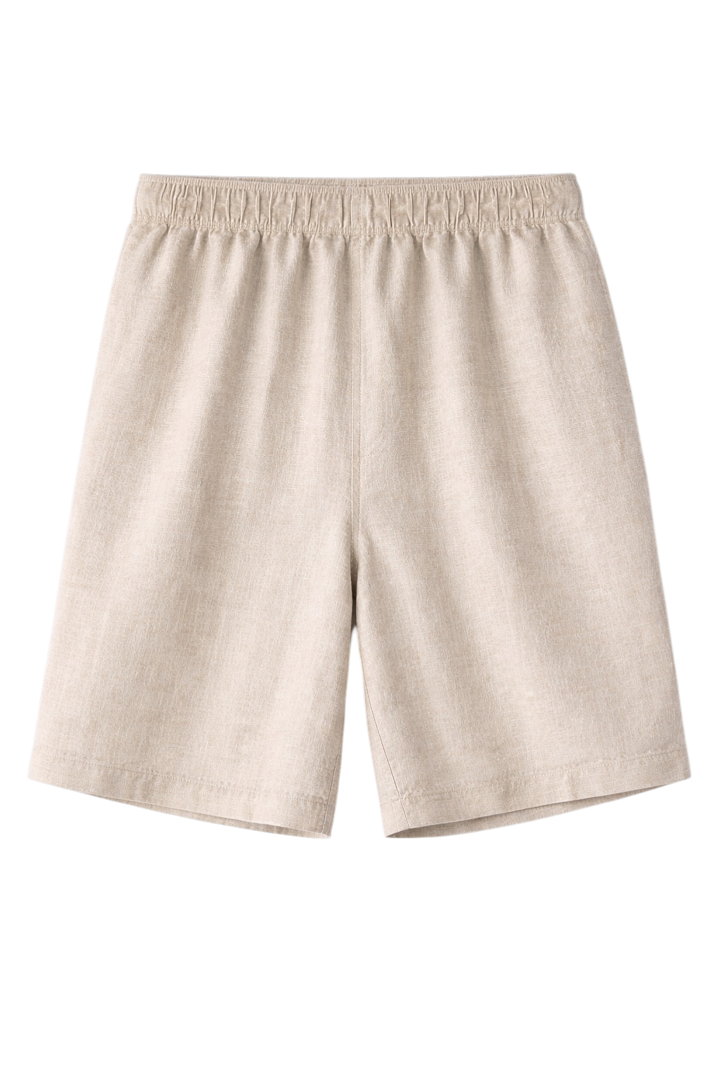 Linen-Look Casual Shorts