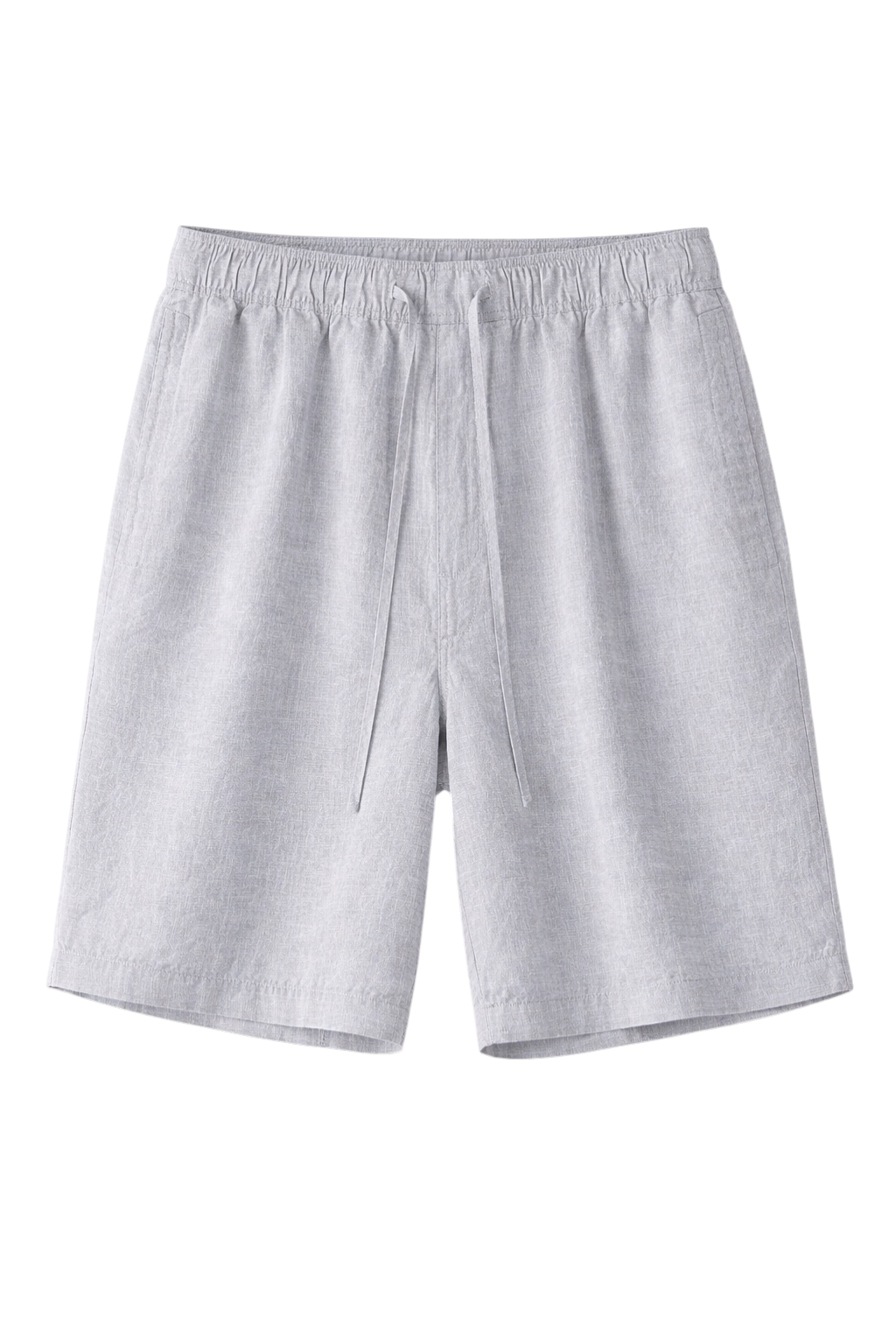 Linen-Look Casual Shorts