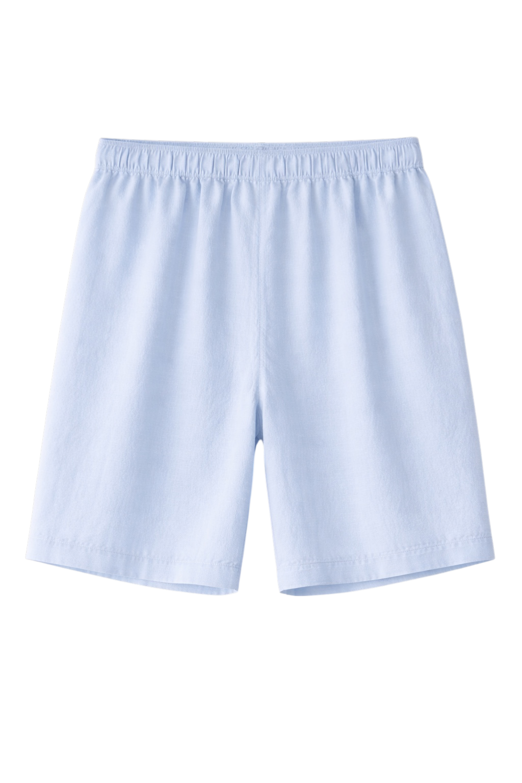 Linen-Look Casual Shorts