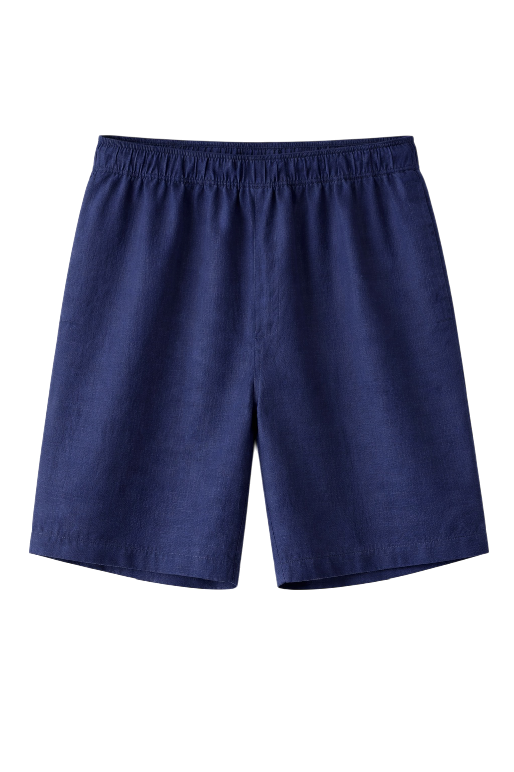 Linen-Look Casual Shorts