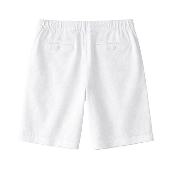 Linen-Look Tailored Shorts