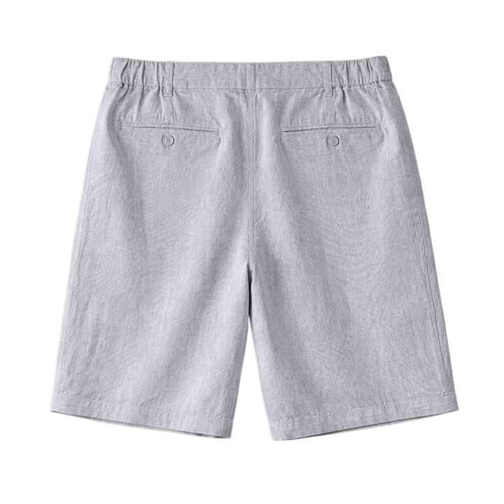Linen-Look Tailored Shorts