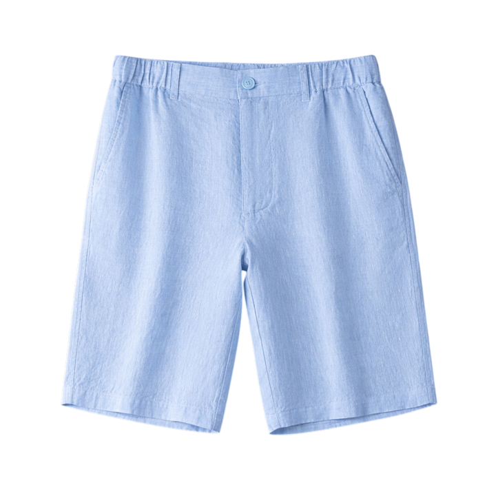 Linen-Look Tailored Shorts