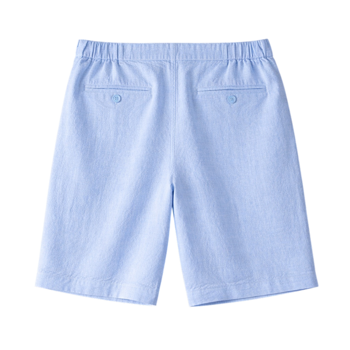 Linen-Look Tailored Shorts